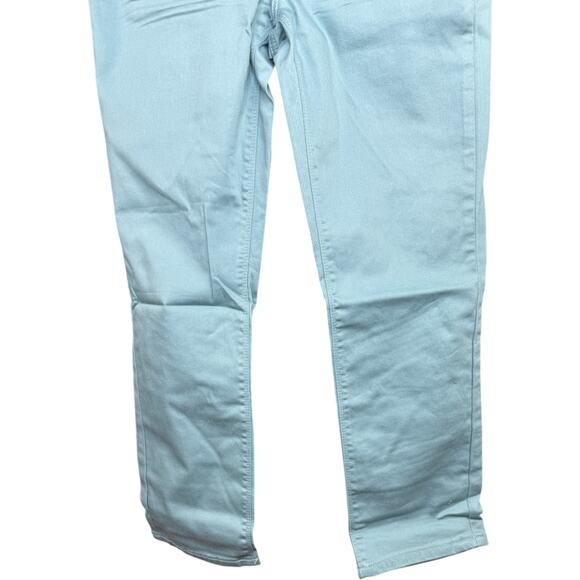 Laurie Felt Wave Crop Straight Jeans Dusty Blue Sz 6 NWT Cotton Blend Stretch - Picture 3 of 13